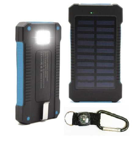 300000mAh Dual USB Solar Charger Waterproof Powerbank