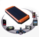 300000mAh Waterproof Dual USB Portable Solar Battery Charger Solar Power Bank