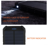 OutDoor 300000mAh Solar Power Bank Portable External Battery Portable Charger