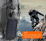 OutDoor 300000mAh Solar Power Bank Portable External Battery Portable Charger