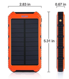 OutDoor 300000mAh Solar Power Bank Portable External Battery Portable Charger