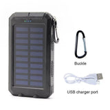 300000mAh Heavy Duty Waterproof 2-USB Solar Charger