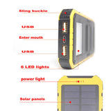 OutDoor 300000mAh Solar Power Bank Portable External Battery Portable Charger