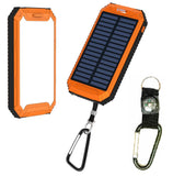 300000mAh Waterproof Dual USB Portable Solar Battery Charger Solar Power Bank