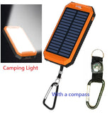 300000mAh Waterproof Dual USB Portable Solar Battery Charger Solar Power Bank