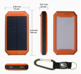 300000mAh Waterproof Dual USB Portable Solar Battery Charger Solar Power Bank